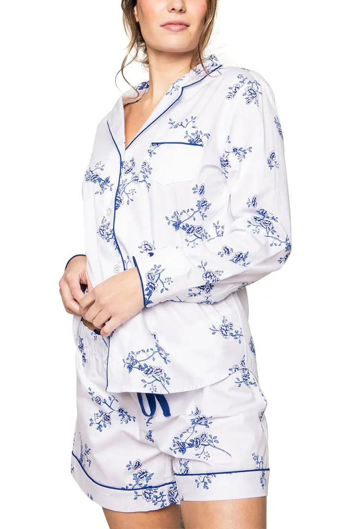 Indigo Floral Short Pajamas | Nordstrom