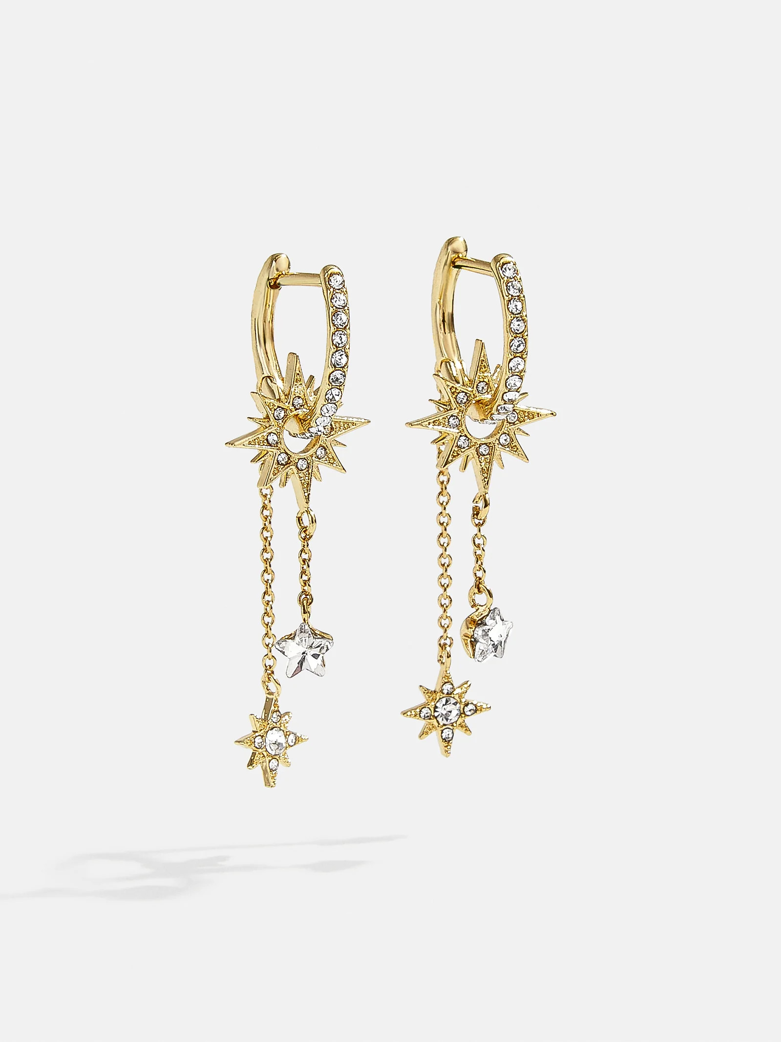 Galaxy Earrings - Gold/Pavé | BaubleBar
