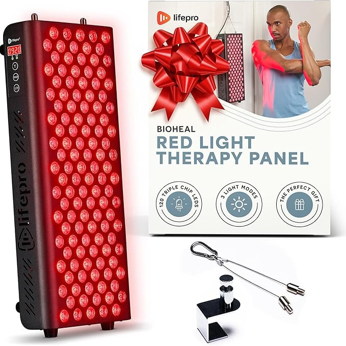 LifePro Red Light Therapy for Body Panel - 90 & 120 Dual Chip LEDs - 660nm & 850nm Near Infrared ... | Amazon (US)