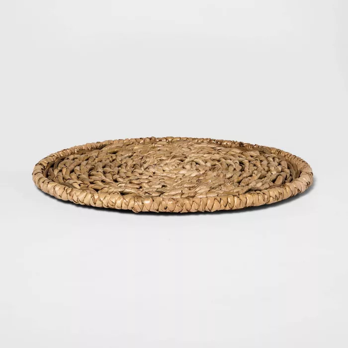13" Seagrass Decorative Charger Beige - Threshold™ | Target
