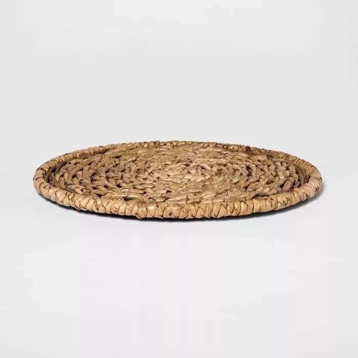 13" Seagrass Decorative Charger Beige - Threshold™ | Target