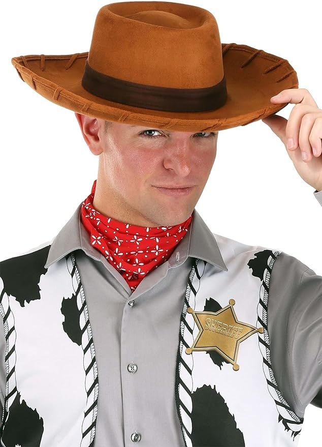 Disney Pixar Toy Story Woody Cowboy Adult Costume Hat | Amazon (US)