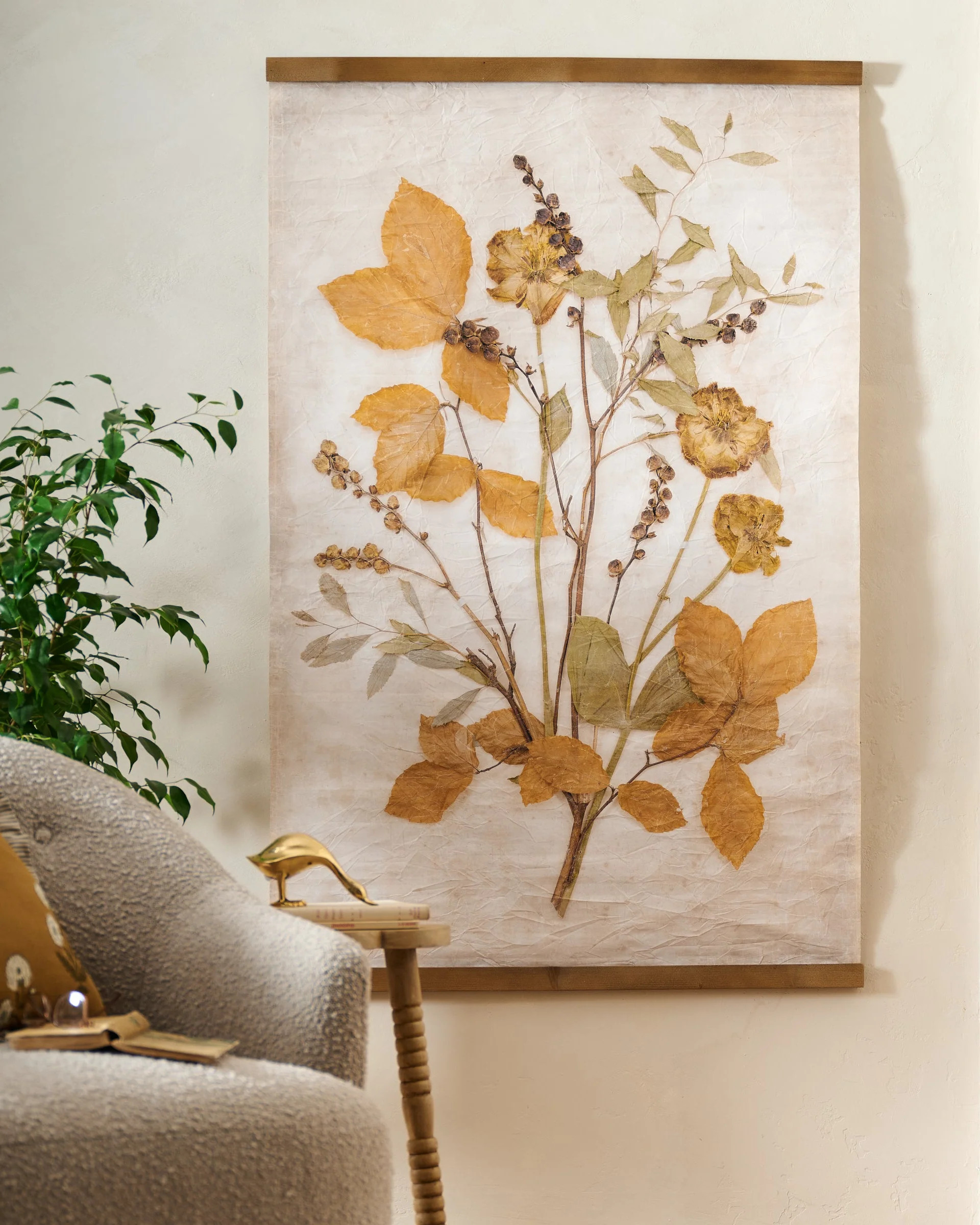 Jo's Herbarium Tapestry | Magnolia