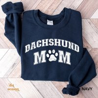 Dachshund Dog Mom Sweatshirt, Gift, Shirt, Mama Crewneck, Dog Mom Christmas Shirt | Etsy (US)