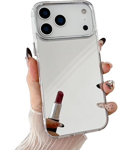 YTanazing Compatible with iPhone 17 Pro Max Mirror Case for Women Girls Makeup Cute Luxury Glossy... | Amazon (US)