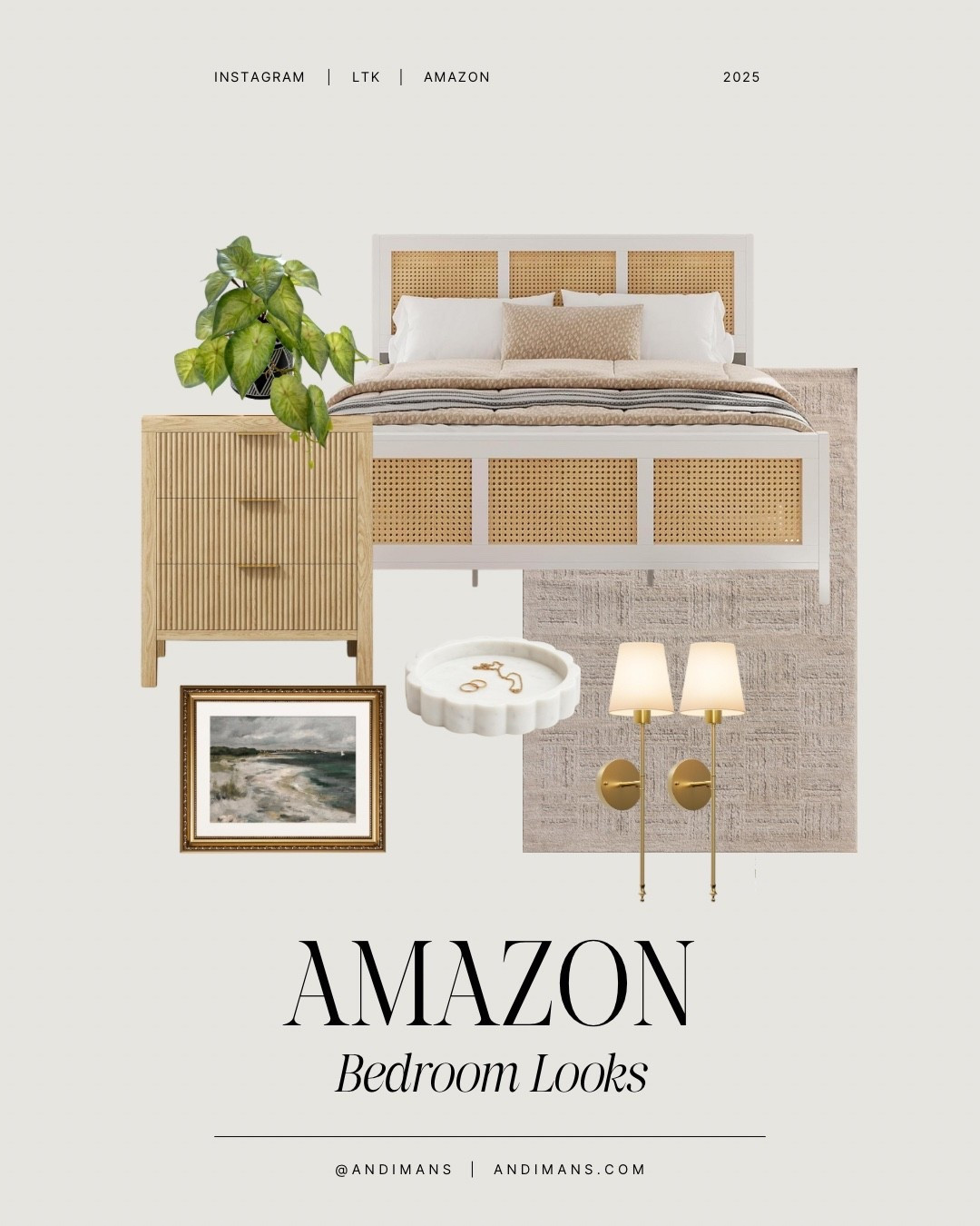 Neutral bedroom design for your home!

#LTKHome #LTKFindsUnder100 #LTKFindsUnder50