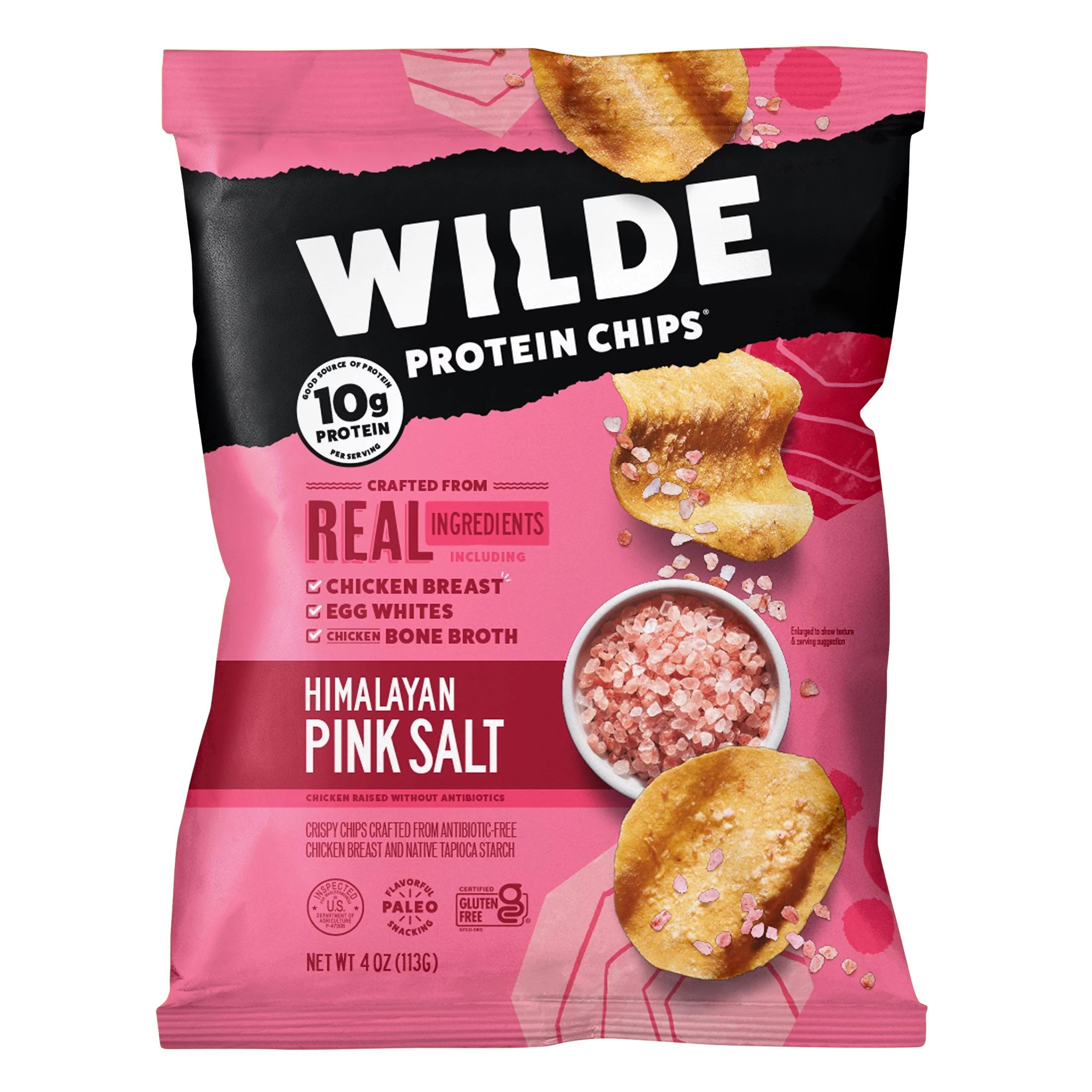 WILDE Protein Chips Himalayan Pink Salt 4.0oz | Walmart (US)