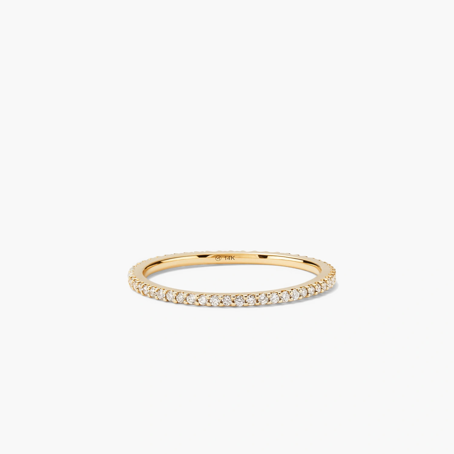 Slim Diamond Eternity Band | Mejuri Fine Crew