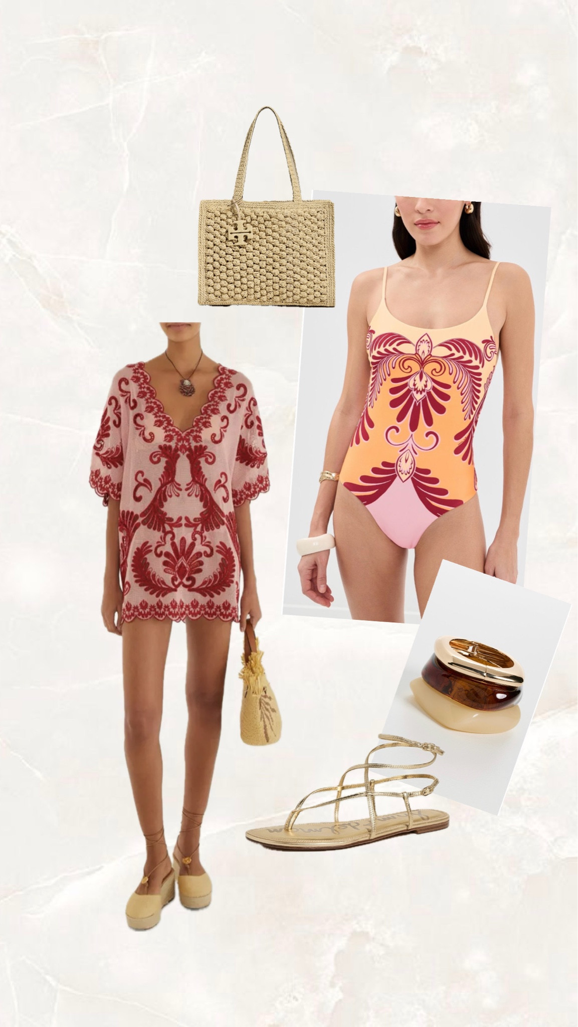 Obsessed with this coverup and one piece from Farm Rio! 

#LTKOver40 #LTKSeasonal #LTKootd