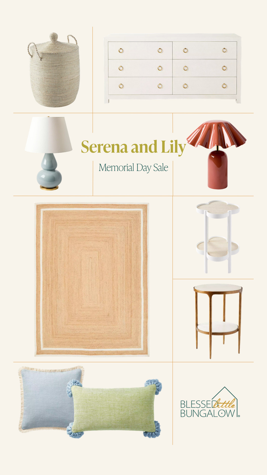 Rounded up some favorite finds from the Serena & Lily Memorial Day Sale that fit beautifully within a soulful maximalist home — sculptural furniture, statement lighting, rich textures, timeless decor, and pieces that help create a space that feels collected and deeply personal.

These are the kinds of elevated home finds that bring warmth, character, and intentional design into every corner of your home. Perfect for layering into colorful interiors, cozy spaces, and art-filled rooms. 🤎

#ShopMyHome #SoulfulMaximalism #HomeDecor #InteriorDesign #Serena&Lily #MemorialDay #MaximalistDecor #LayeredInteriors #ColorfulHomes #DesignerStyle

#LTKHome #LTKSaleAlert