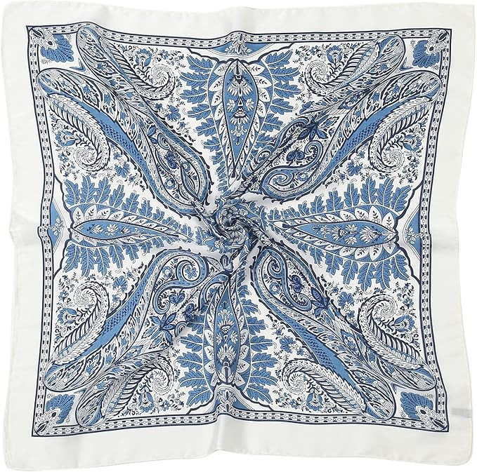 RIIQIICHY Women Head Hair Scarf Like Satin Silk Scarf Sleeping Hair Wrapping Night 27.5" | Amazon (US)