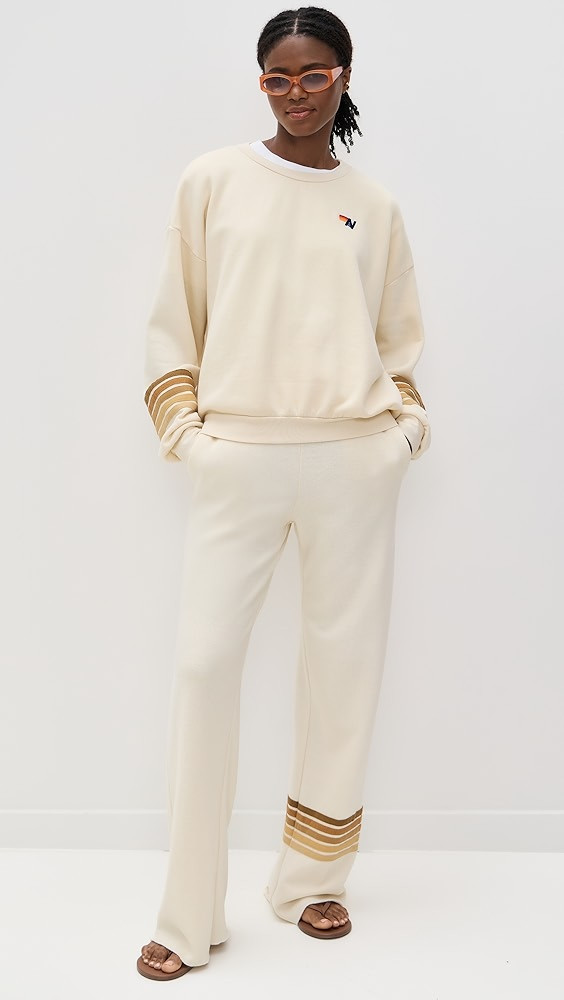 Aviator Nation Rugby Stitch Wide Leg Pocket Sweatpants | Shopbop | Shopbop