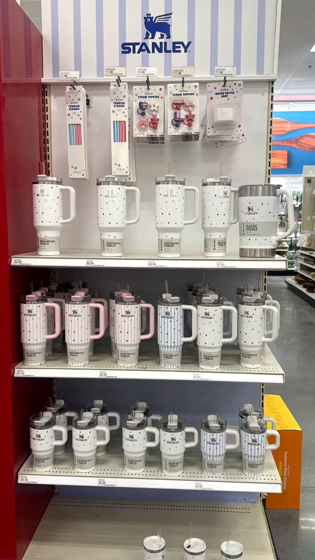 I L❤️VE these new patriotic Stanley tumblers and accessories!!!! 

❤️🤍💙 They’re perfect for July Fourth!