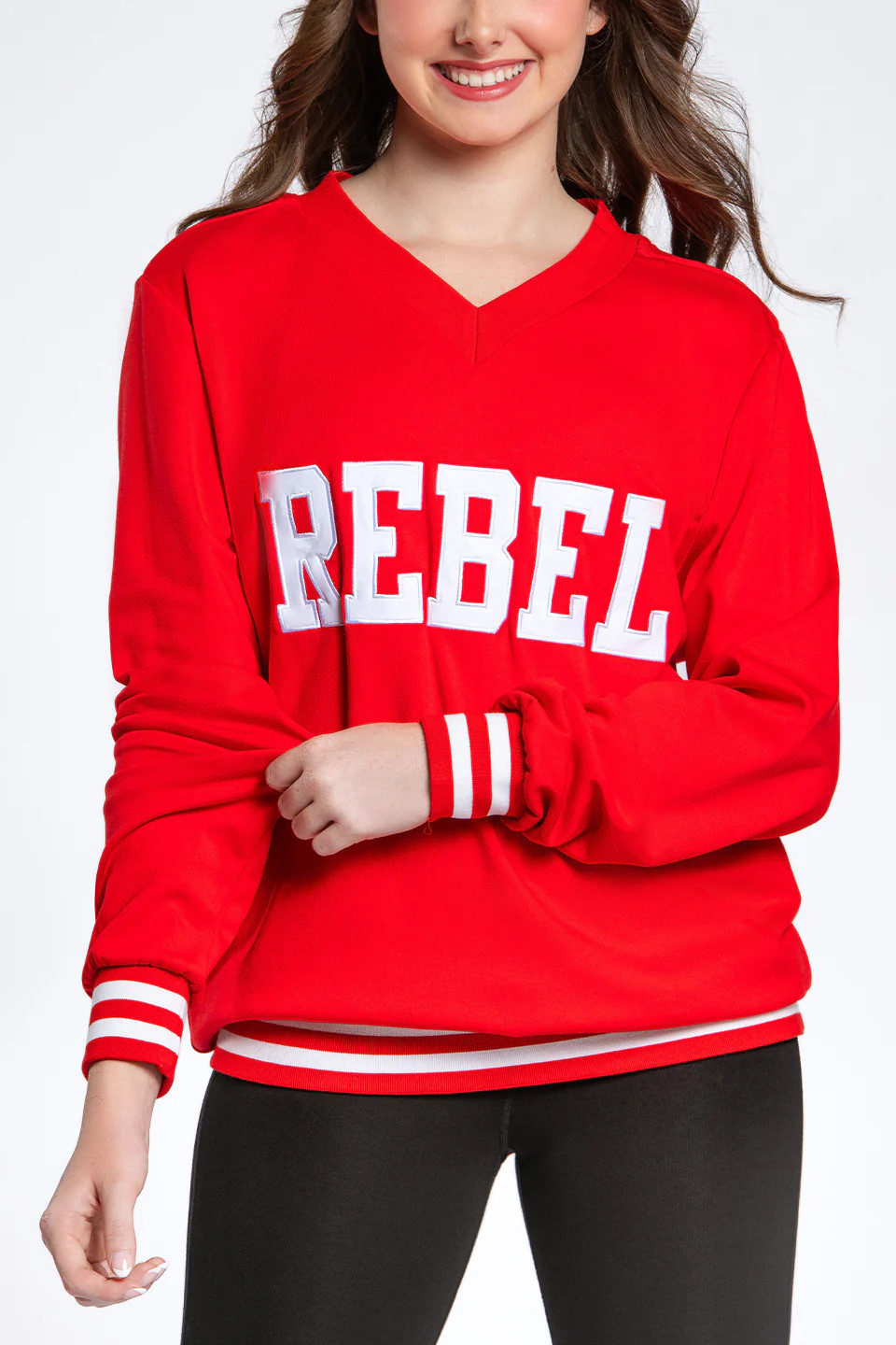 Preppy Pullover in Brick Red | Rebel Athletic