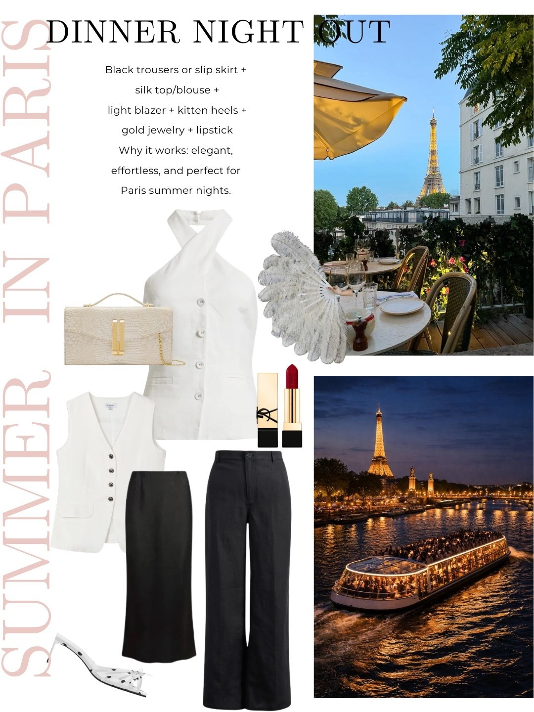 what to wear in paris in summer - paris summer outfits 
