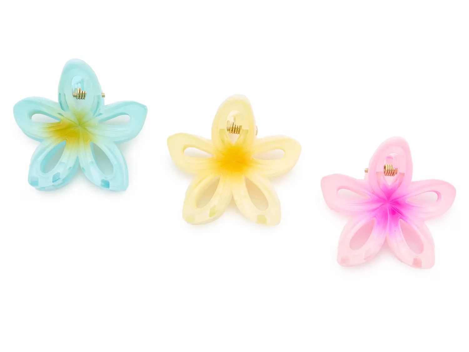 Kelly & Katie Mini Hibiscus Flower Hair Clip 3 Pack | Women's | Multicolor | Size One Size | Hair Accessories | DSW