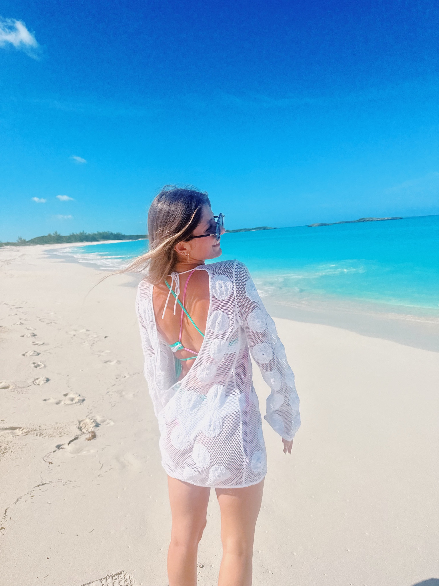 recent white swimsuit in Tik Tok & coverup !!! ✨
