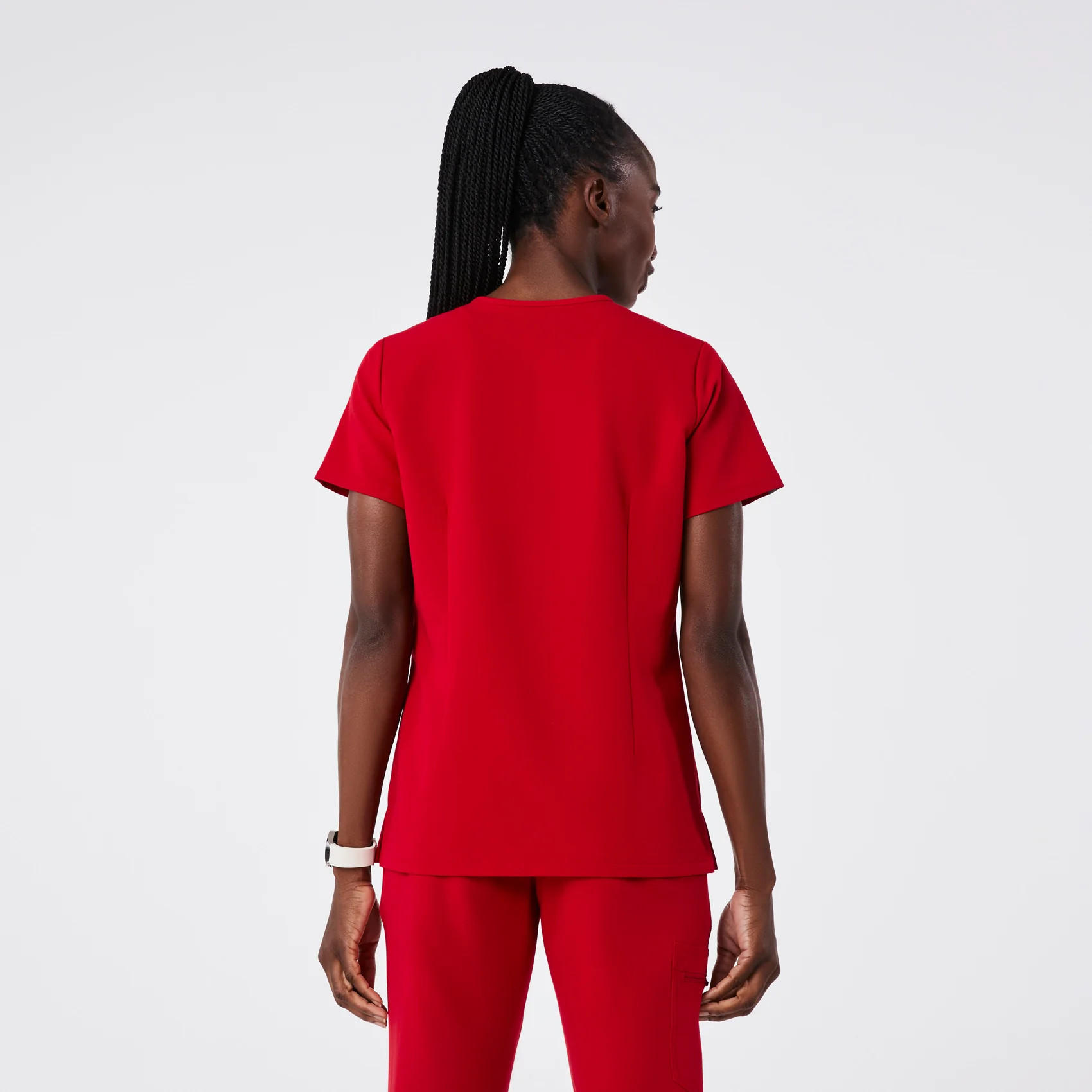 Women's Catarina One-Pocket Scrub Top™ - Winning Red · FIGS | FIGS