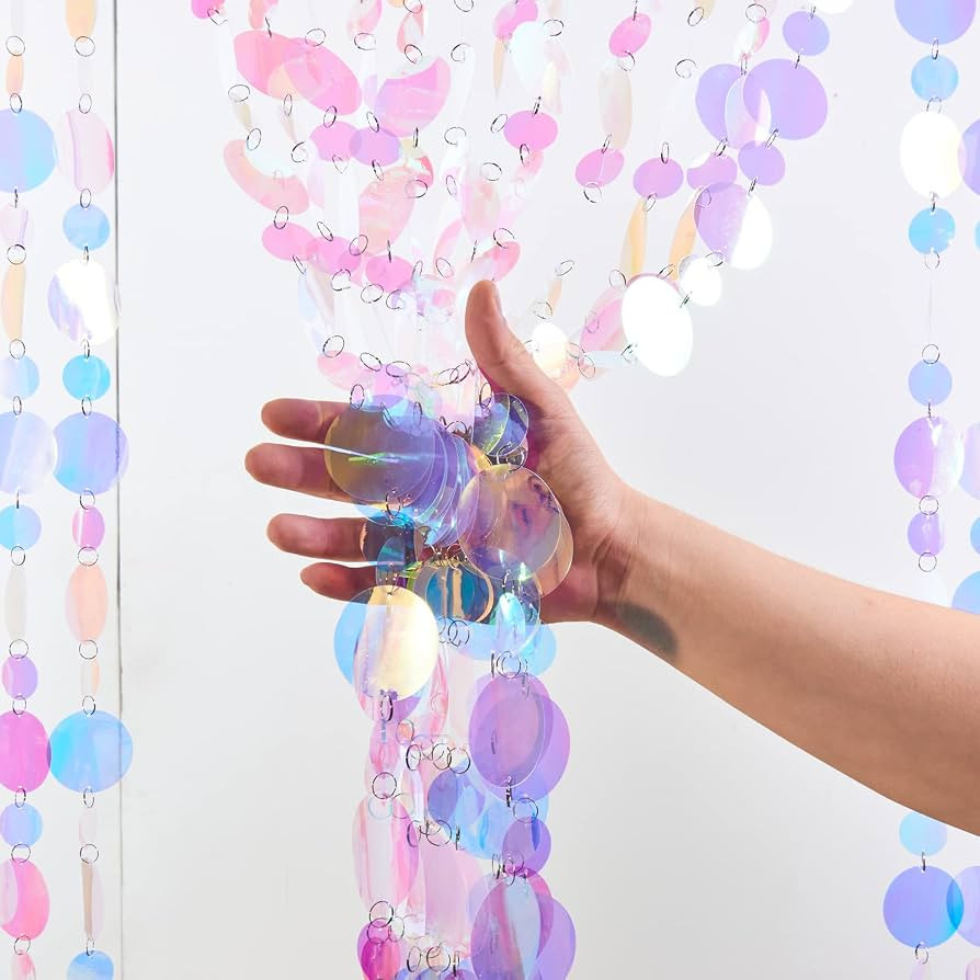20Pcs Sequin Beaded Curtain Doorway Beads Curtain Pink Room Decorations Easy Installation Used fo... | Amazon (US)