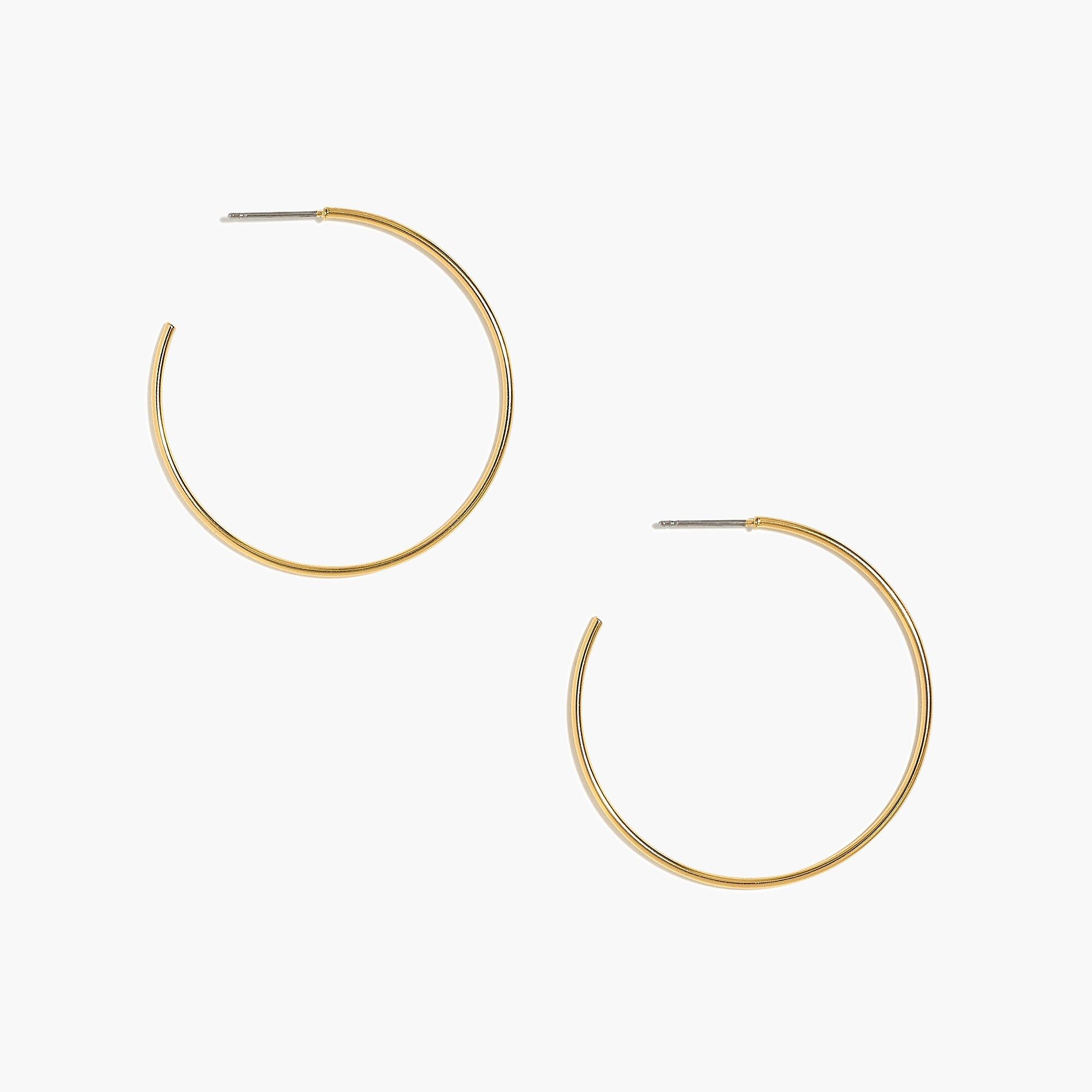 Simple hoop earrings | J.Crew Factory