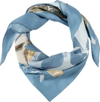 Scenic Conversational Silk Square Scarf | Nordstrom