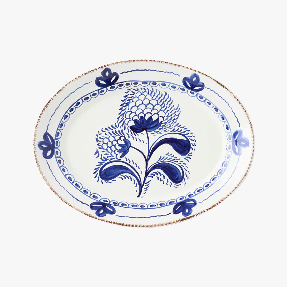 Casa Nuno Blue Platter | Dear Keaton