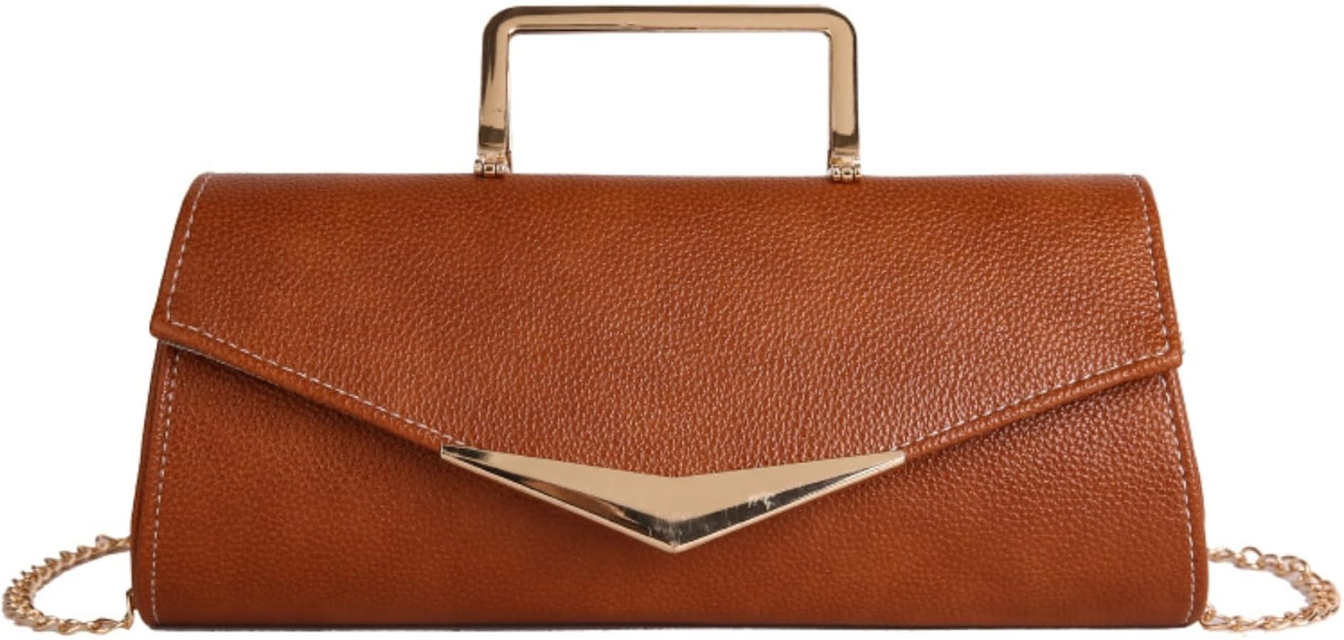 Women Vegan Leather Evening Handbag Crocodile Pattern Handle Clutch Purse Cross Body Envelope Bag | Amazon (US)
