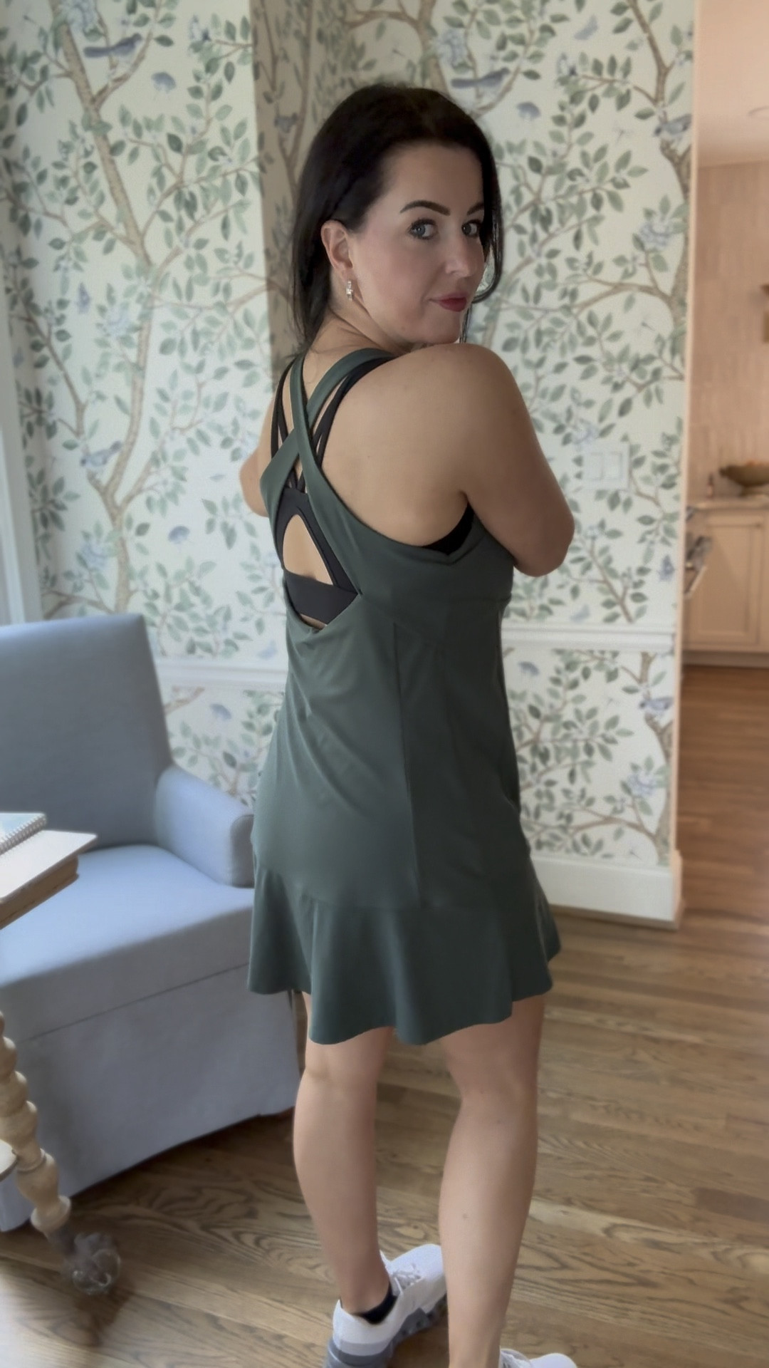 The best little athletic dress and pullover. Perfect for tennis, pickleball or just running around town  

The dress is the perfect length and has built in shorts with pockets. 

Quarter zip is slightly cropped. The perfect amount of compression - and thumb holes 💯💯

#LTKActive