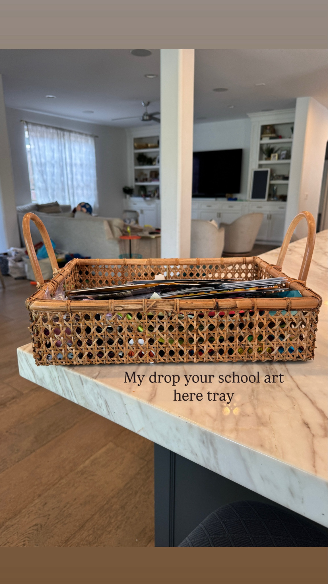 Target find!  My new drop your school art here tray!  Rattan feels beachy which I love. 

#targetfinds #homedecor #targetstyle #servingtray

#LTKHome #LTKSeasonal #LTKmomlife