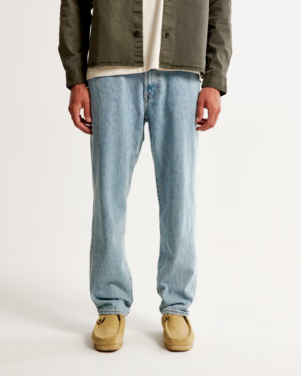 Men's Loose Jean | Men's Bottoms | Abercrombie.com | Abercrombie & Fitch (US)