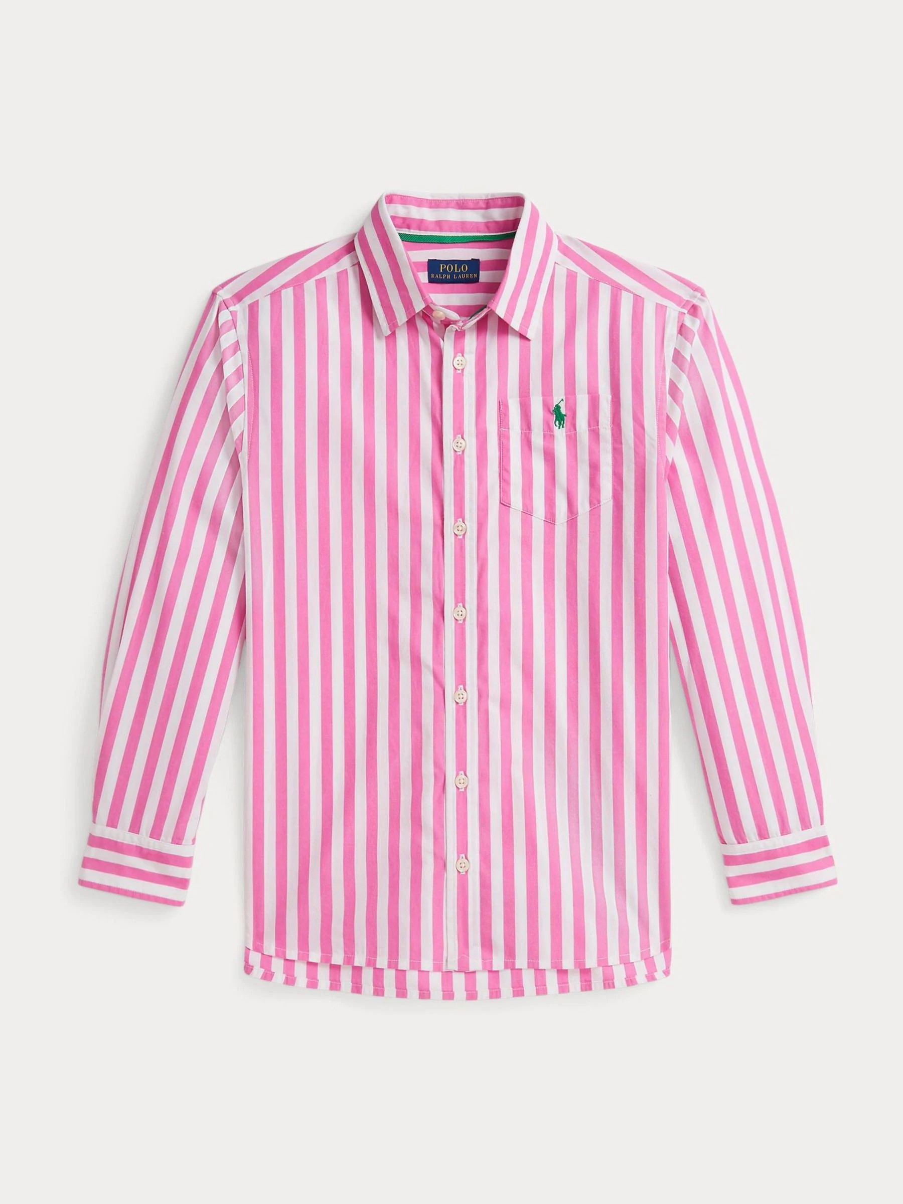 Polo Ralph Lauren Polo Ralph Lauren Pink Stripe Poplin Shirt | Next US