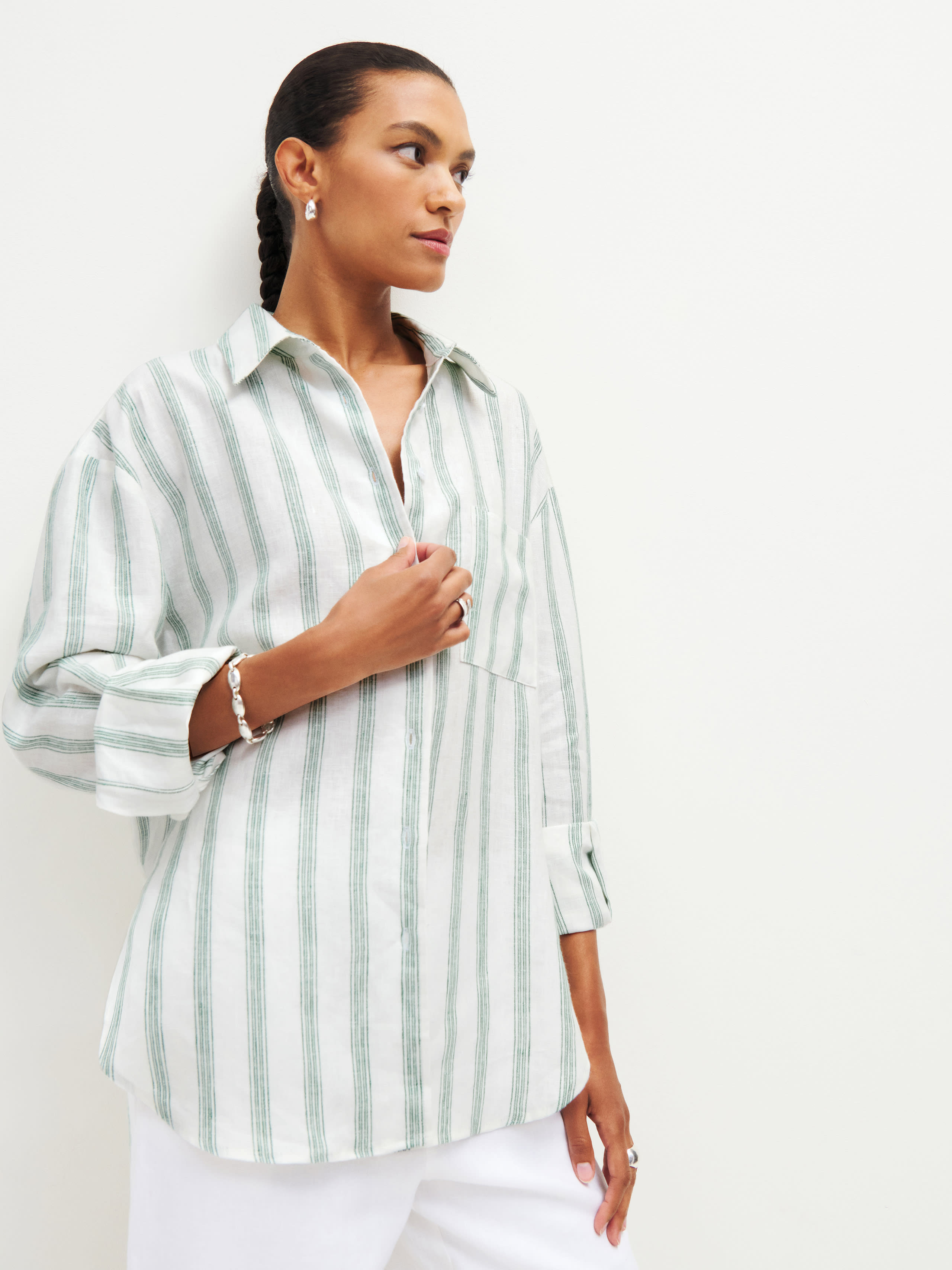 Will Oversized Linen Shirt | Reformation (Global)