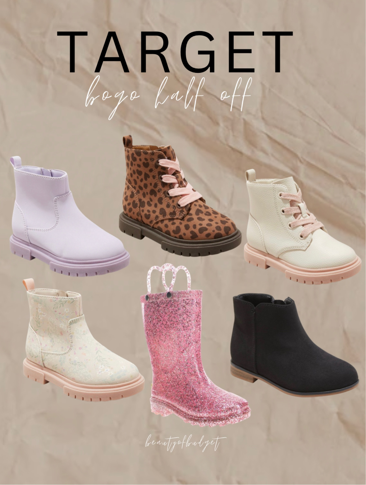 Fall and winter boots are BOGO 1/2 off at Target 

Kids shoes
Toddler shoes
Back to school 
BOGO
Target
Target shoes
Target finds


#LTKsalealert #LTKkids #LTKshoecrush