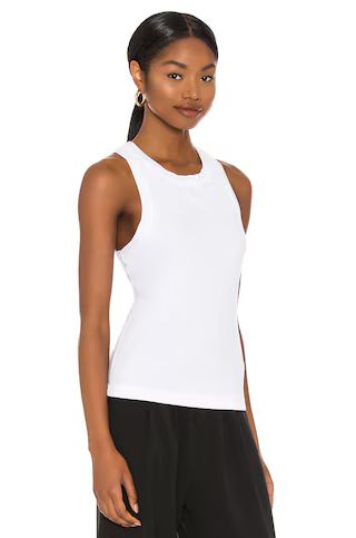 Citizens of Humanity Isabel Rib Tank in White from www.revolveclothing.com | Revolve Clothing (Global)