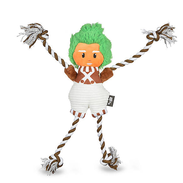 Willy Wonka Oompa Loompa Plush Rope Dog Toy | PetSmart