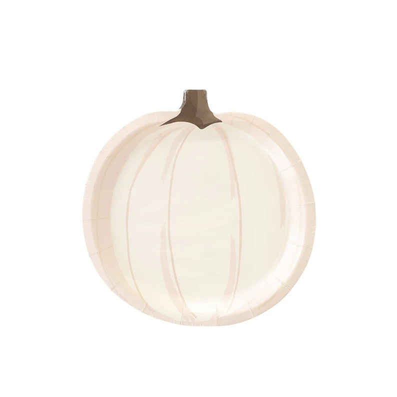 Cream Pumpkin Plates - Etsy | Etsy (US)