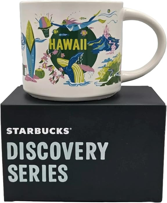 Starbucks Hawaii Discovery Series Ceramic Coffee Mug, 14 oz, Tall | Amazon (US)