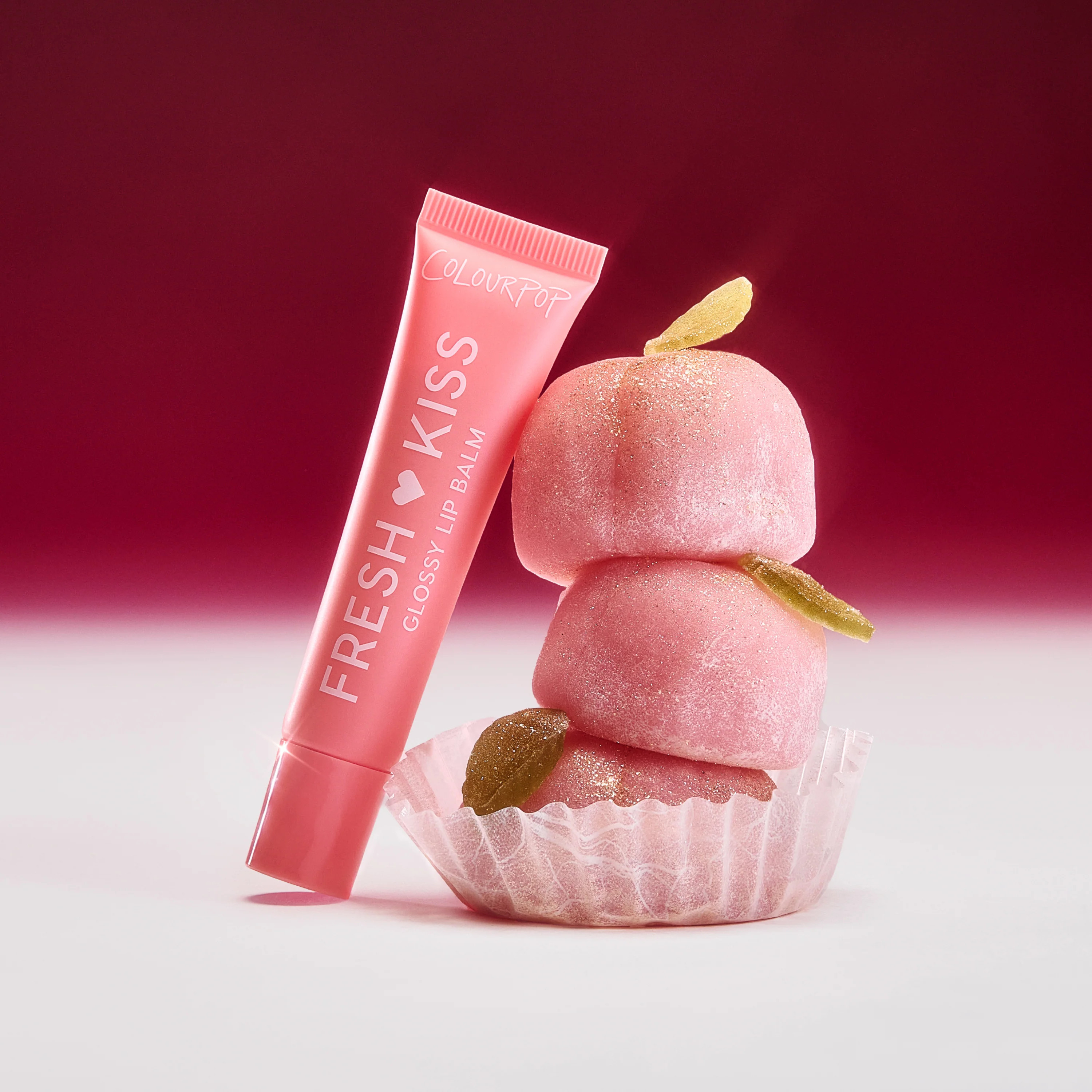 Peach Mochi Fresh Kiss Glossy Lip Balm | ColourPop | Colourpop