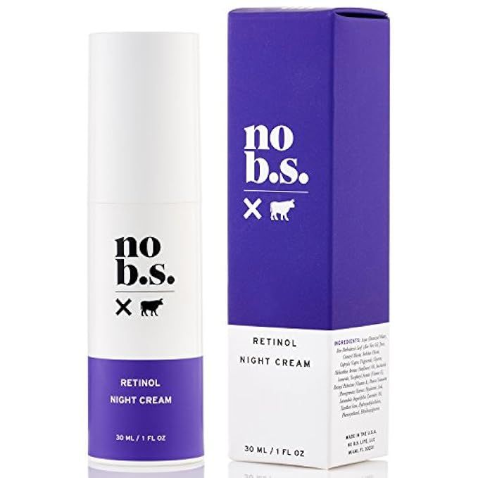 No B.S. Retinol Cream - Potent & Clean Skin Care. No Hype. No Fads. (Full) | Amazon (US)