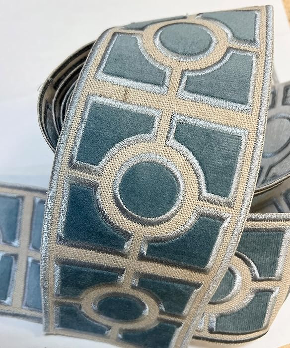 Drapery Trim for Curtains and Craft. Embroidery Tape by Yard (Continuous piece if More Than 1 Yar... | Amazon (US)