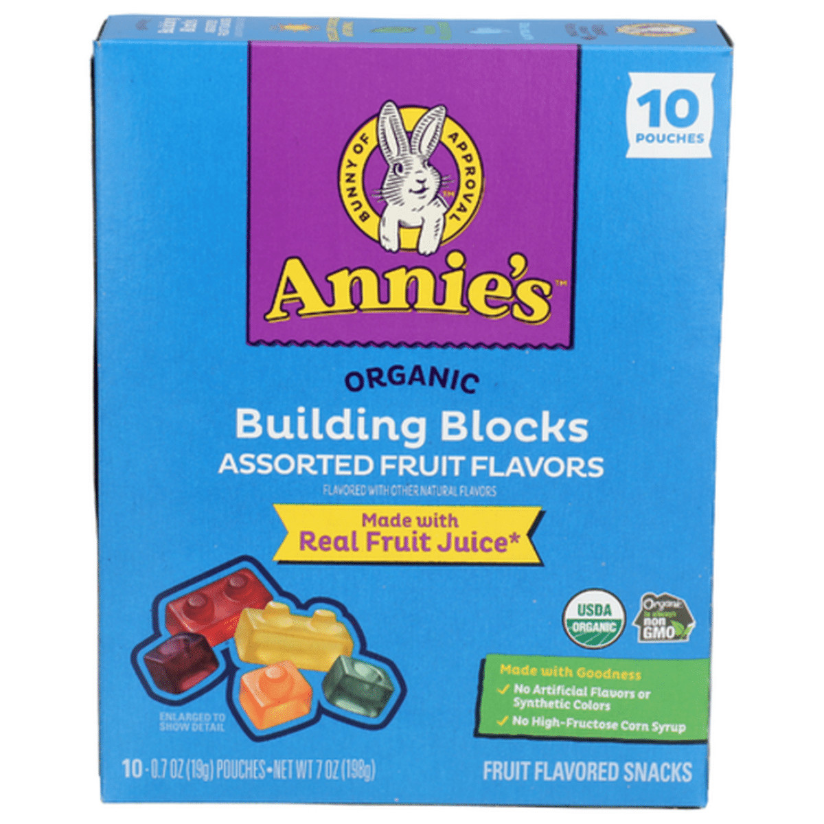 Annie's Organic Building Blocks Fruit Snacks 10 Pack | Instacart