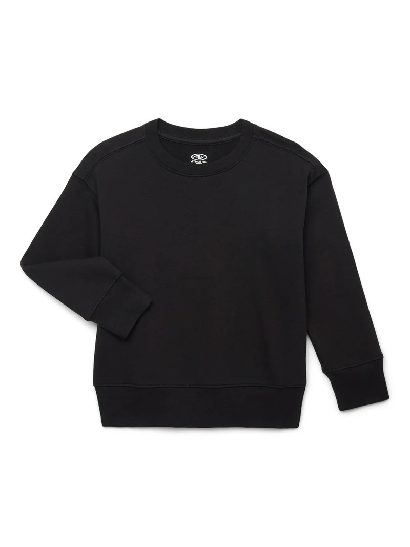 Athletic Works Boys Fleece Sweatshirt, Sizes 4-18 and Husky | Walmart (US)