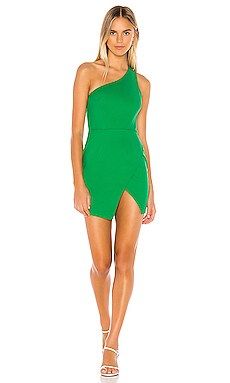 superdown Molly One Shoulder Dress in Green from Revolve.com | Revolve Clothing (Global)