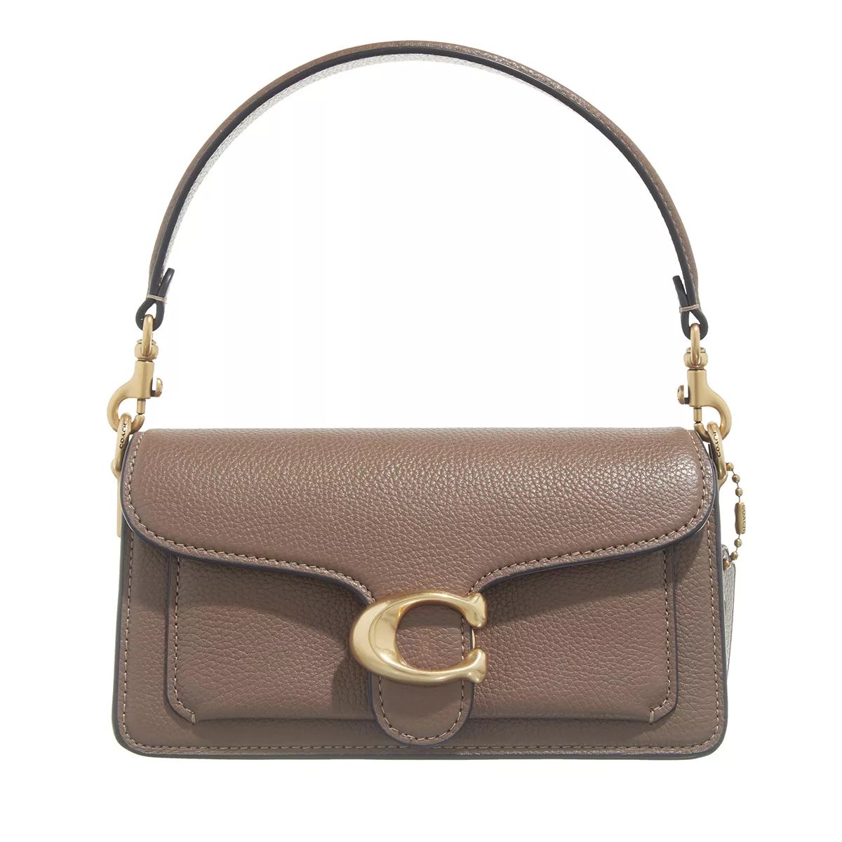 Coach Polished Pebble Leather Tabby Shoulder Bag 20 Dark Stone | Satchel | Fashionette (DE)