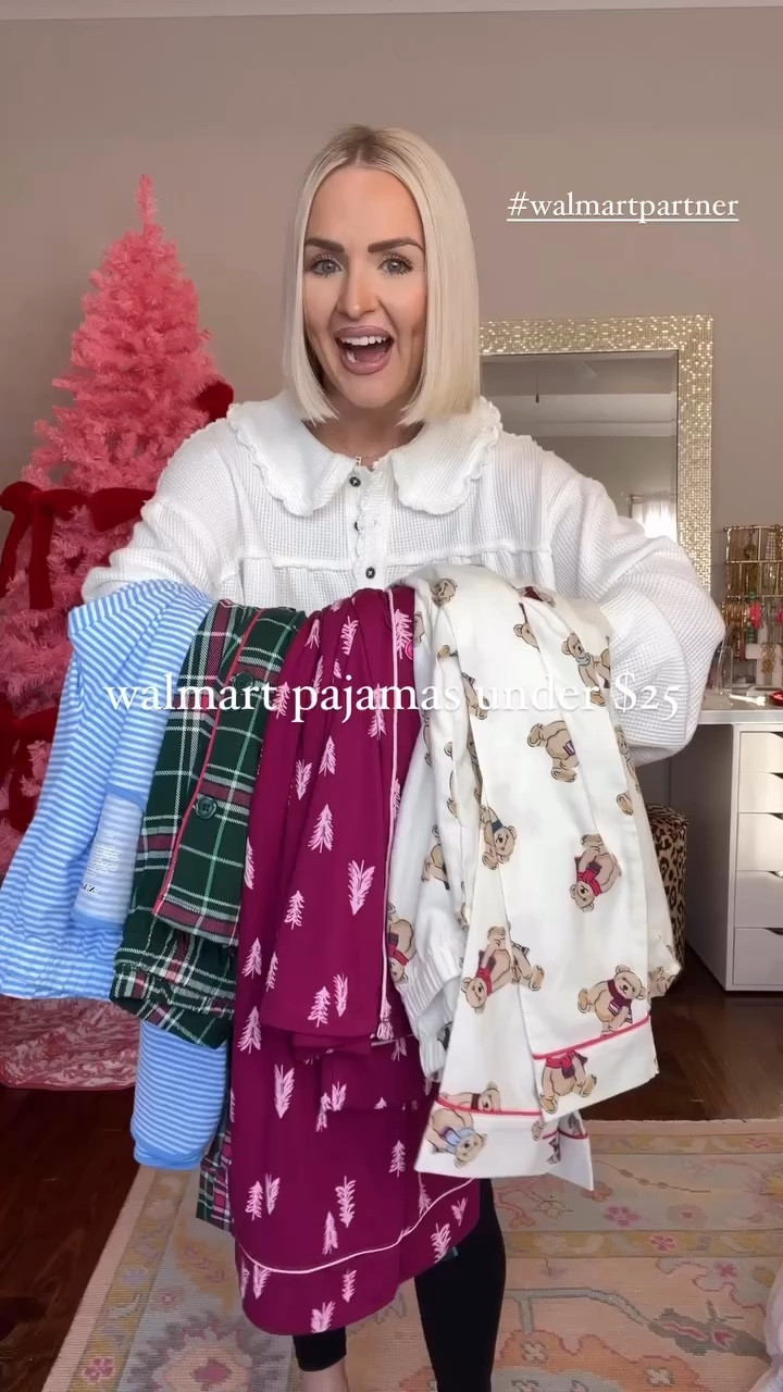 Joyspun women’s flannel top and pants pajama set / bear pajamas / teddy bear print pajamas / Walmart pajamas / walmart holiday pjs
#walmartpartner #walmartgifts
@walmartfashion 
Size: XS 

#LTKWatchNow #LTKHoliday #LTKFindsUnder50