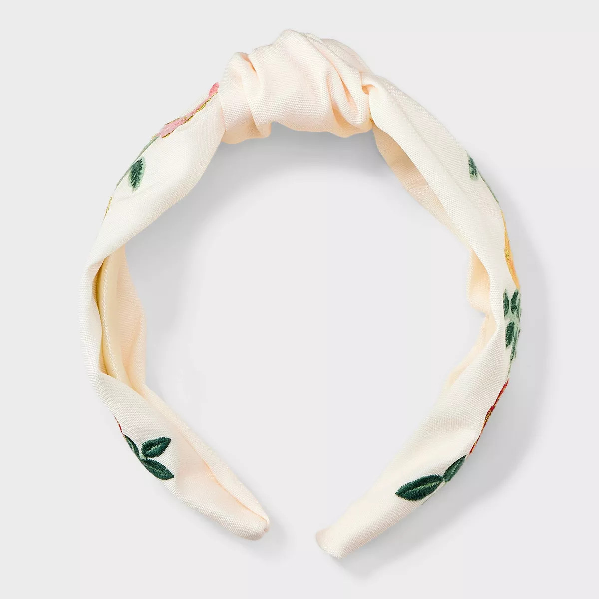 Floral Embroidered Headband - A New Day™ Ivory | Target
