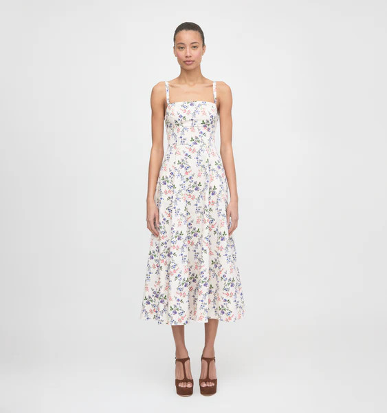 The Margot Dress - Pink Scallop Bow Chintz | Hill House Home US