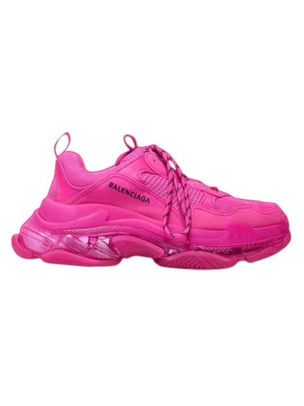 Triple S Clear Sole Low Top Sneaker Pink | The Webster