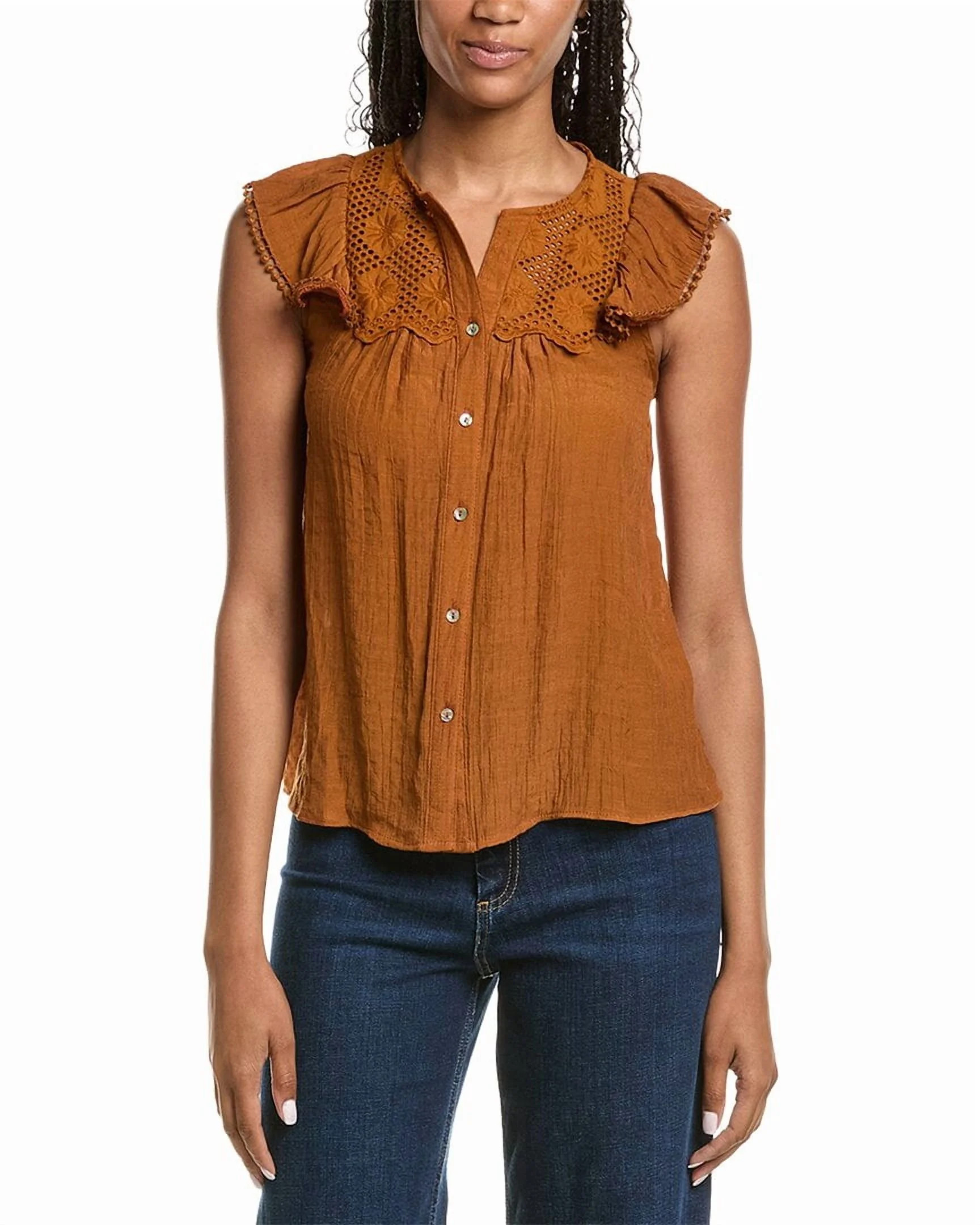 Nanette Nanette Lepore womens  Sleeveless Top, s, Brown | Walmart (US)