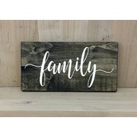 Family Wood Sign Home Decor, Family Sign, Rustic Gift For Family, Wall Art, Custom Wooden | Etsy (US)